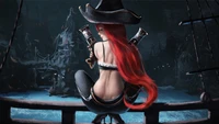 miss fortune, league of legends, lol, jeu vidéo, art