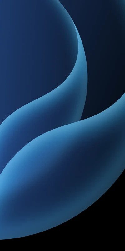 Azure Abstraction: Fluid Patterns in Electric Blue