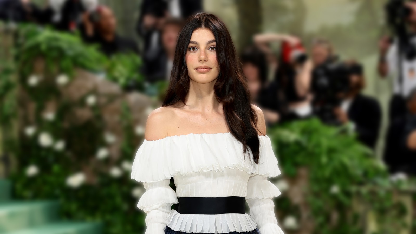 Скачать обои камилла морроне, camila morrone, встреча с гагой 2024, знаменитость, девочки