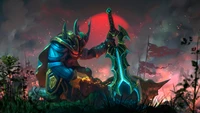 sven, rogue knight, dota 2, video game, defense of the ancients wallpaper