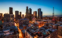 downtown los angeles, city, cityscape, urban area, metropolis