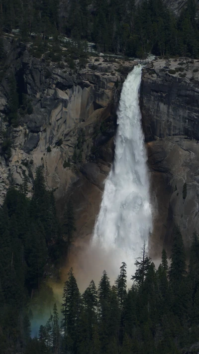 водопад, долина йосемити, yosemite valley, природа, достопримечательность