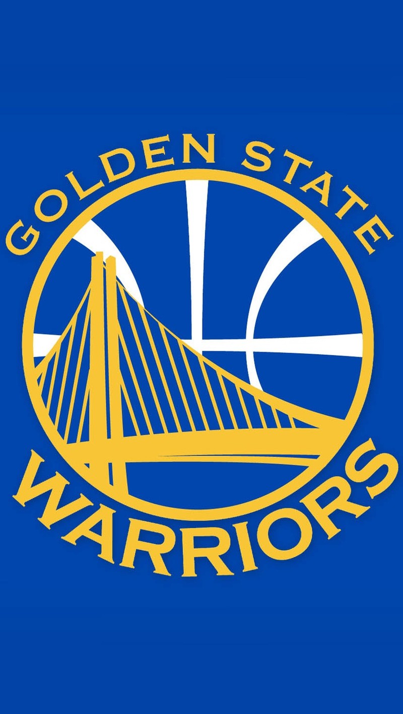 Логотип golden state warriors на синем фоне (3d, and1, чемпион, ea, хип хоп)