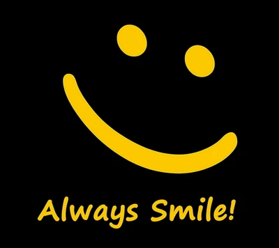 Always Smile! Happy Face Icon