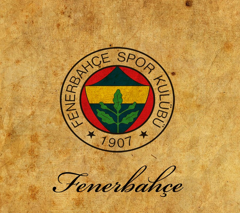 Крупный план логотипа на листе бумаги (1907, фенербахче, fenerbahce, модификация тв, modifiyemtv)