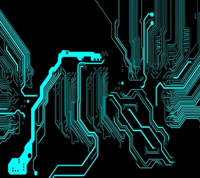 Futuristic Circuit Design: Sony Xperia Tech Wallpaper