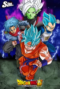 Dragon Ball Super: Goku, Vegeta, Trunks und Zamasu vereinen sich