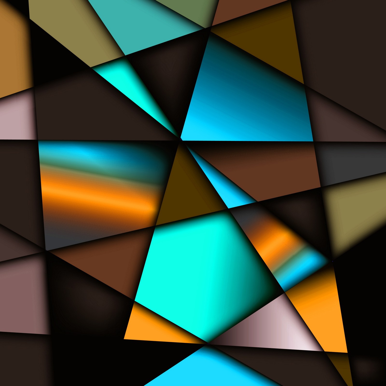 A close up of a colorful abstract design with a black background (abstract, colorful, geometry, pattern, texture)