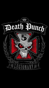 five finger death punch, cinco, dedo, morte, soco