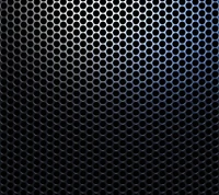 Black Perforated Metal Surface with Gradient Lighting