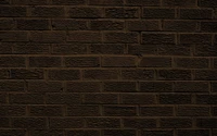 Dark Brown Textured Brick Wall Pattern