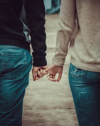 romance, holding hands, gesture, hand, interaction wallpaper