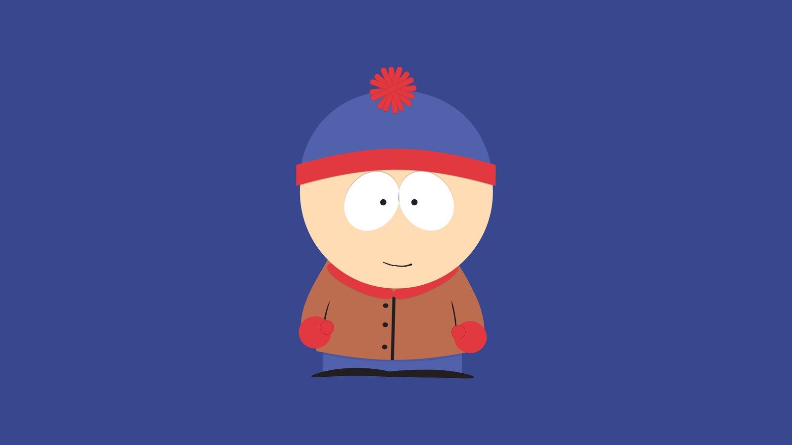 Fondos de pantalla de south park, fondos de pantalla de south park, fondos de pantalla de south park (stan marsh, minimalista, south park, 5k, fondo azul)