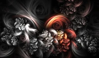 Dynamic Fractal Dance: A Fusion of Light and Darkness