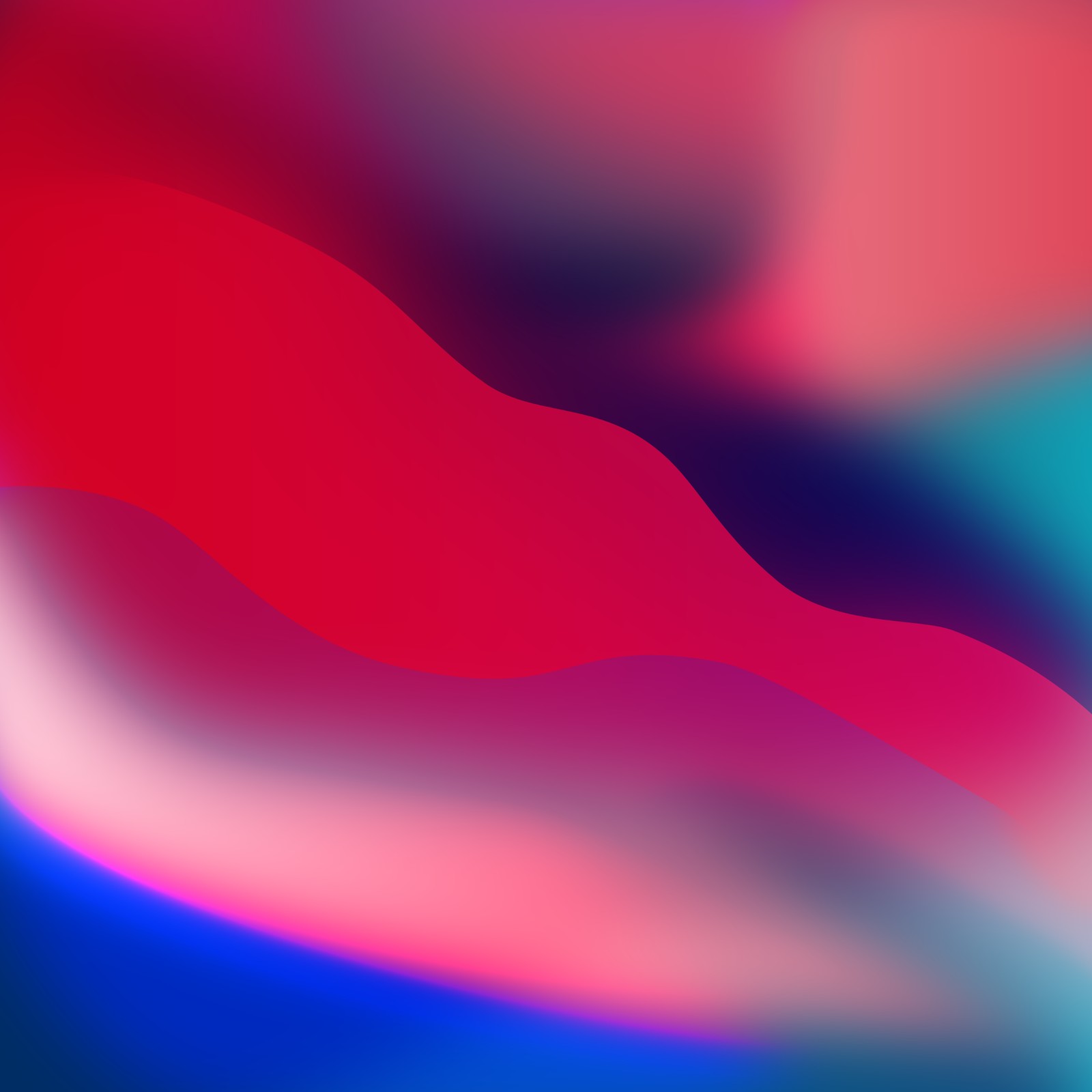 Arrière-plan abstrait avec une image floue d'une vague rouge et bleue (art vectoriel, dégradés colorés, macos big sur, 5k, 8k)