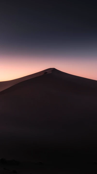 dusk, sunset, slope, afterglow, horizon