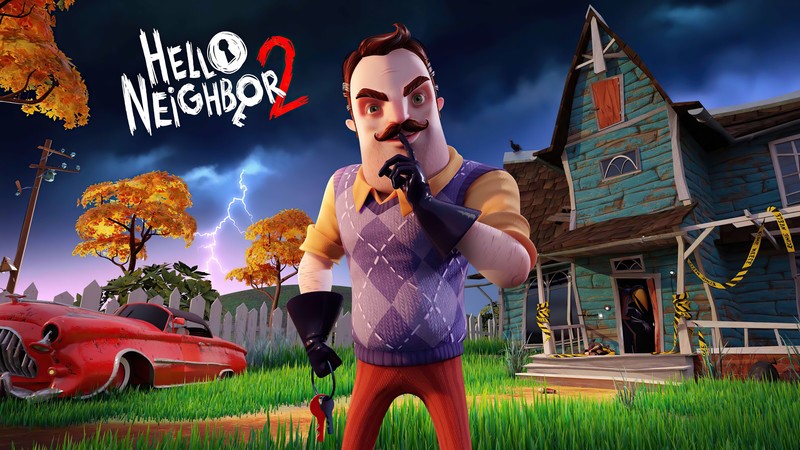 Привет, сосед 2 выходит в магазин нинтендо (hello neighbor 2, видеоигра)