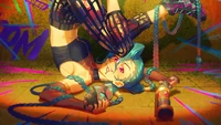 jinx, lol, league of legends, videojuego, arcano