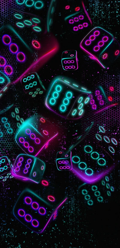 Neon Dice: A Vibrant Fusion of Technology and Art