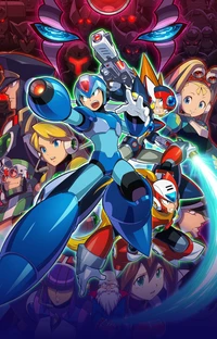 Bataille épique des héros : Artwork de Mega Man Legacy Collection