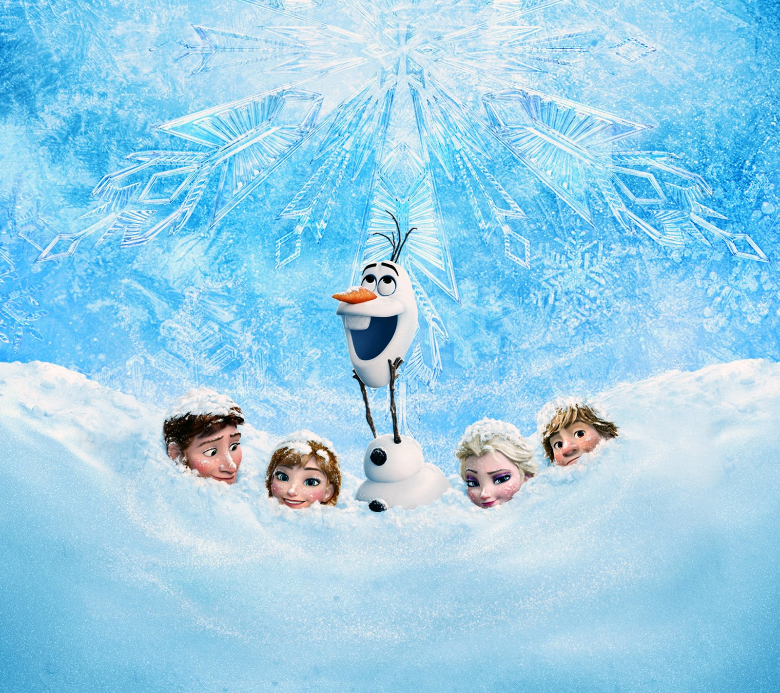 Descargar fondo de pantalla caricatura, disney, frozen, olaf, invierno