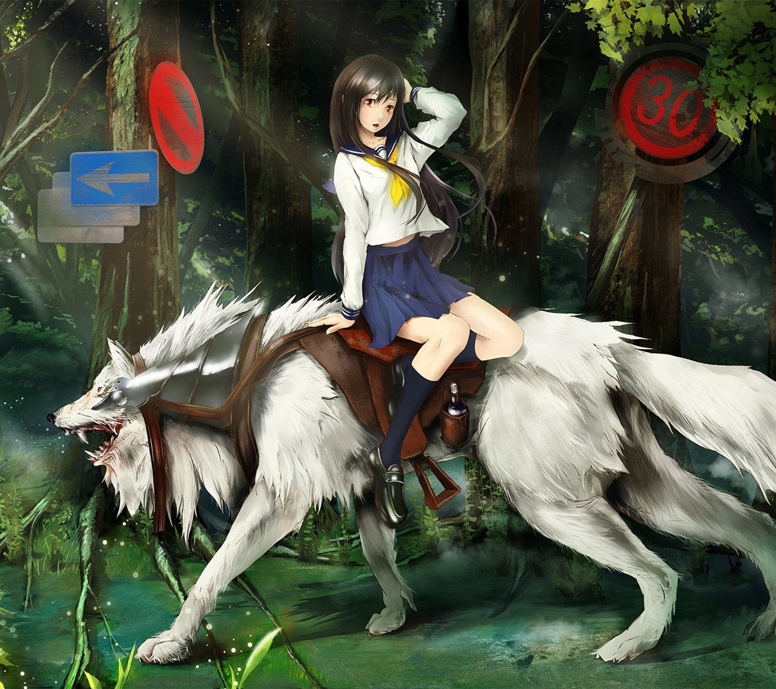 Descargar fondo de pantalla anime, princesa mononoke, princess mononoke