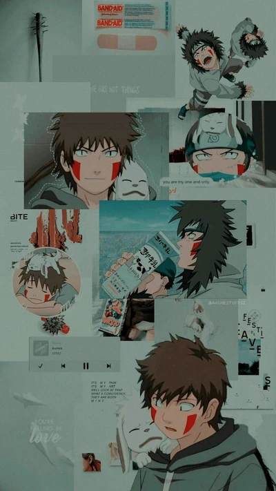 estética, kiba, naruto