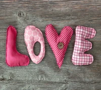 fabric, heart, love, romantic, valentine