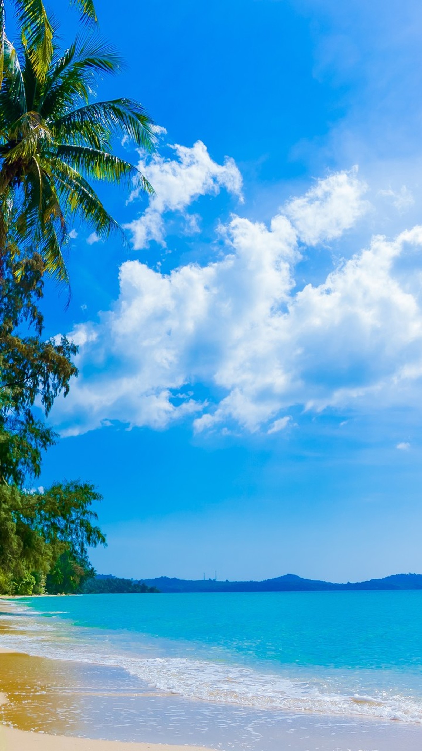 beach, blue, sea wallpaper