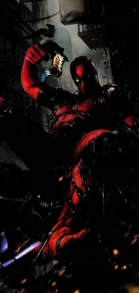 deadpool, art, event, darkness, recreation