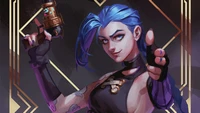 Jinx aus Arcane: Ein Fesselndes Porträt von Chaos und Charme