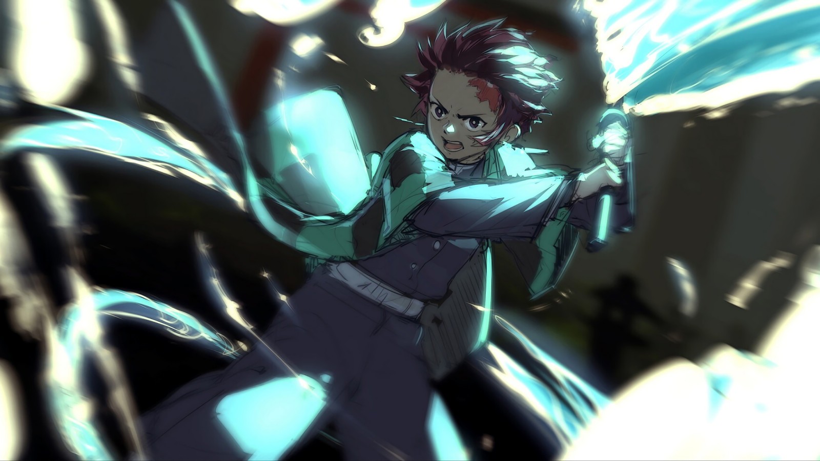 tanjiro kamado, kimetsu no yaiba, anime, demon slayer kimetsu no yaiba wallpaper