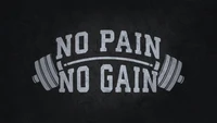 no pain no gain, dumbbell workout, 5k, inspirational quotes, motivational quotes wallpaper