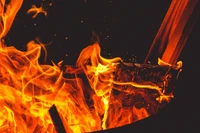 flame, heat, fire, bonfire, campfire wallpaper