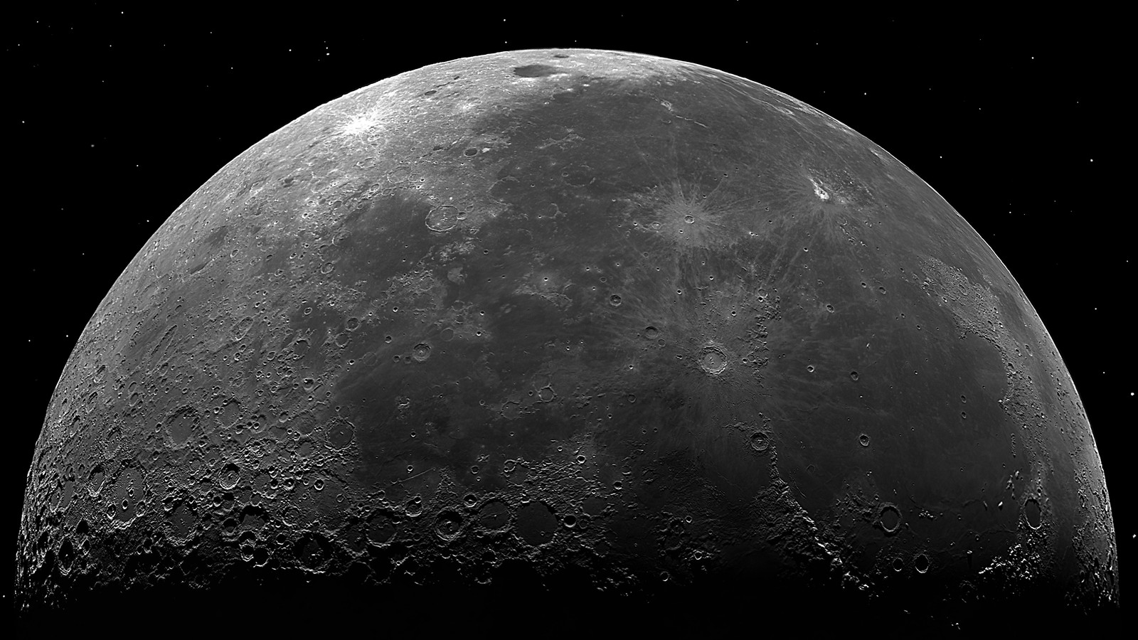 Descargar fondo de pantalla luna, planeta, 8k, espacio, oscuro negro