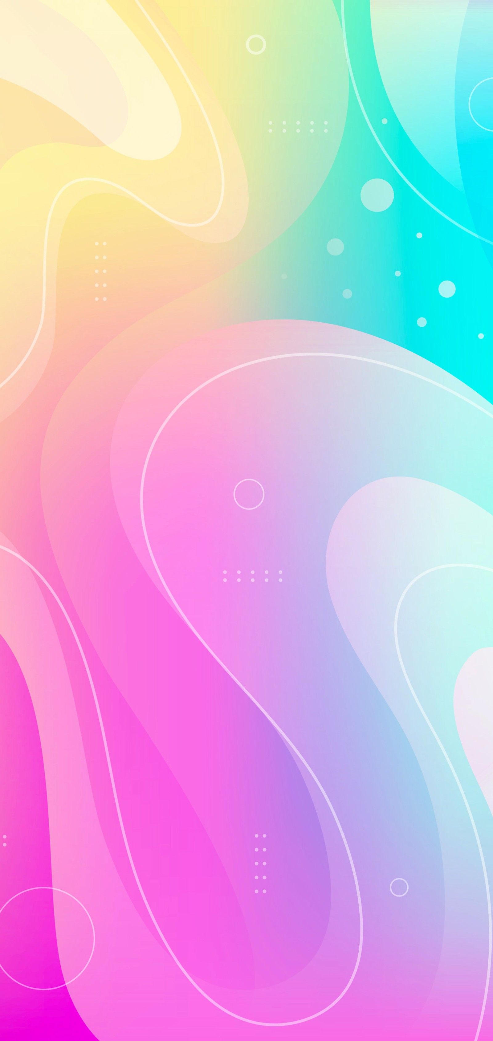 Abstract background with a colorful wave and bubbles (orange, colored, graphic design, graphics, colorfulness)