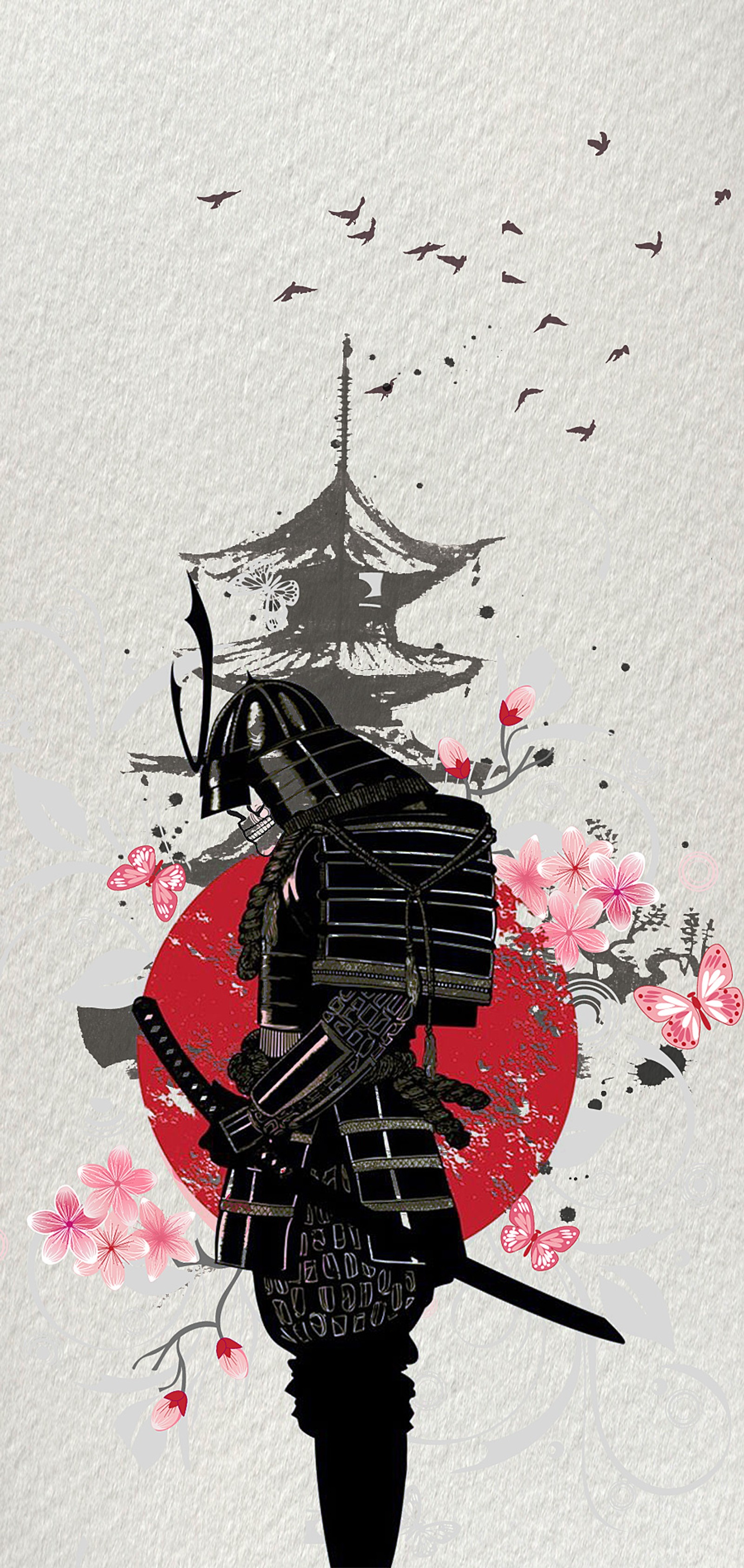 Lade samurai, japan, kunst, 2017, 2018 Hintergrund herunter