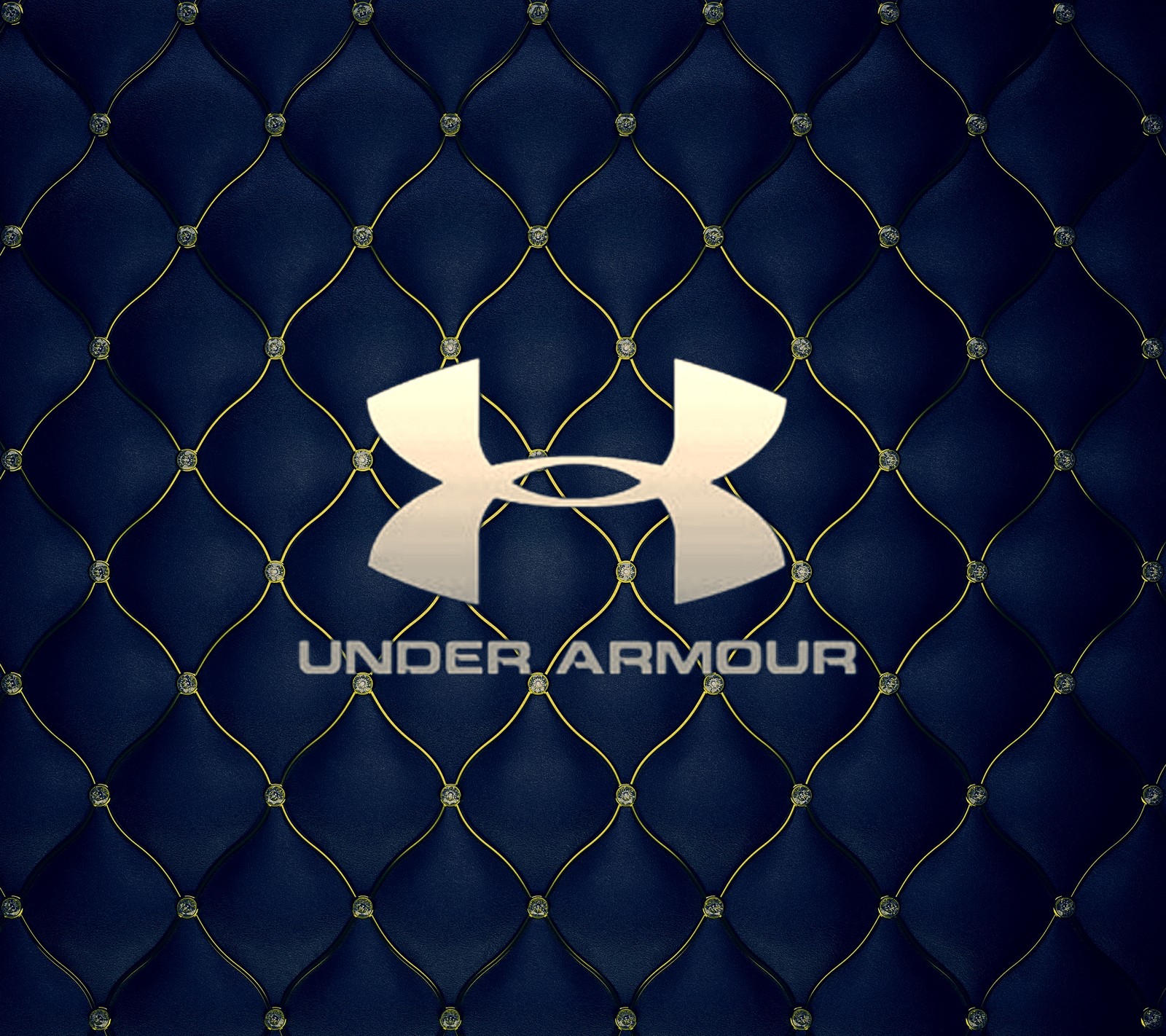 Скачать обои chain link, hd, логотип, under armour