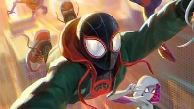 spider man, miles morales, spider man into the spider verse, film