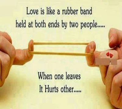 Love is a Rubber Band: The Pain of Separation