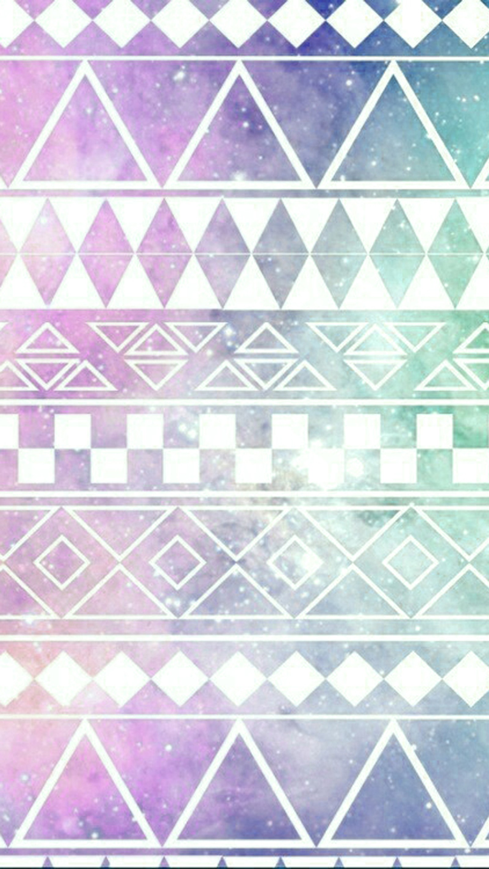 galaxy, pattern, stars, triangle Download Wallpaper