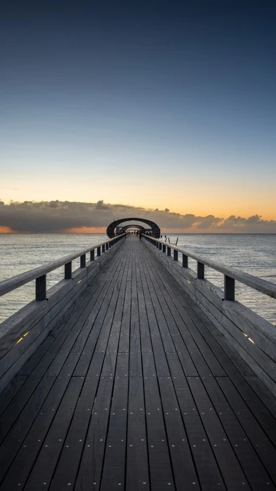 dock, brücke