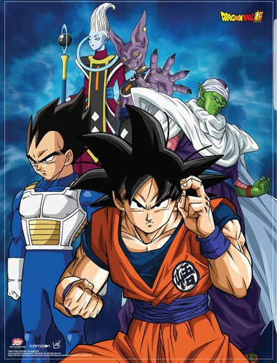 anime, bola, berus, dragão, goku