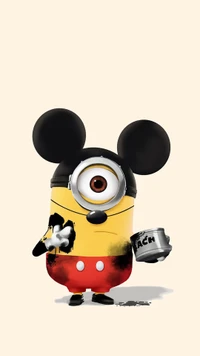 disney, mickey, minion