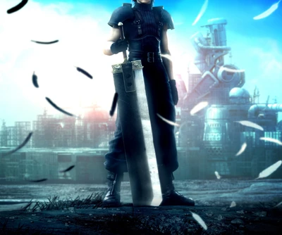 cloud, final fantasy, game, sword