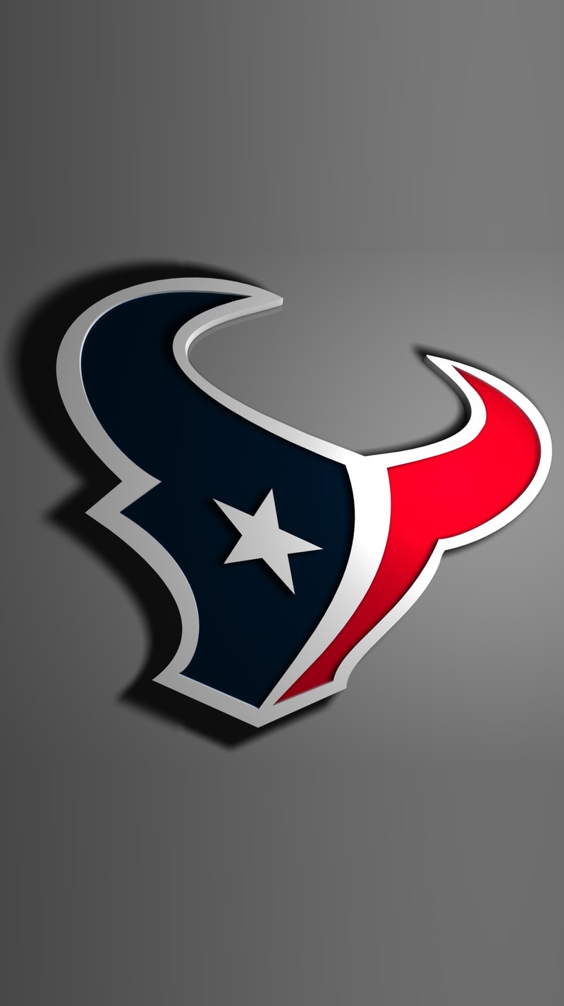 Логотип «houston texans» на сером фоне (чемпион, ковбой, футбол, джордан, jordan)