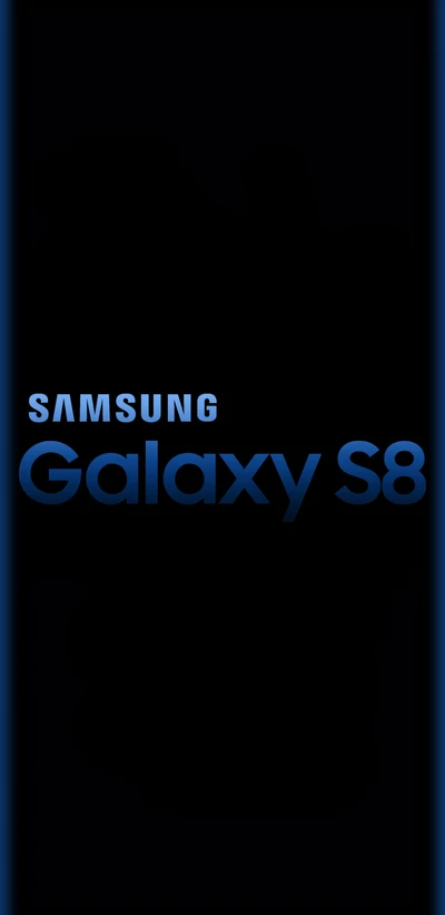 Samsung Galaxy S8: Schwarzes und Blaues Leuchtendes Edge-Design