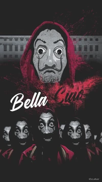 bella ciao, berlín, máscara de dalí, la casa de papel, money heist