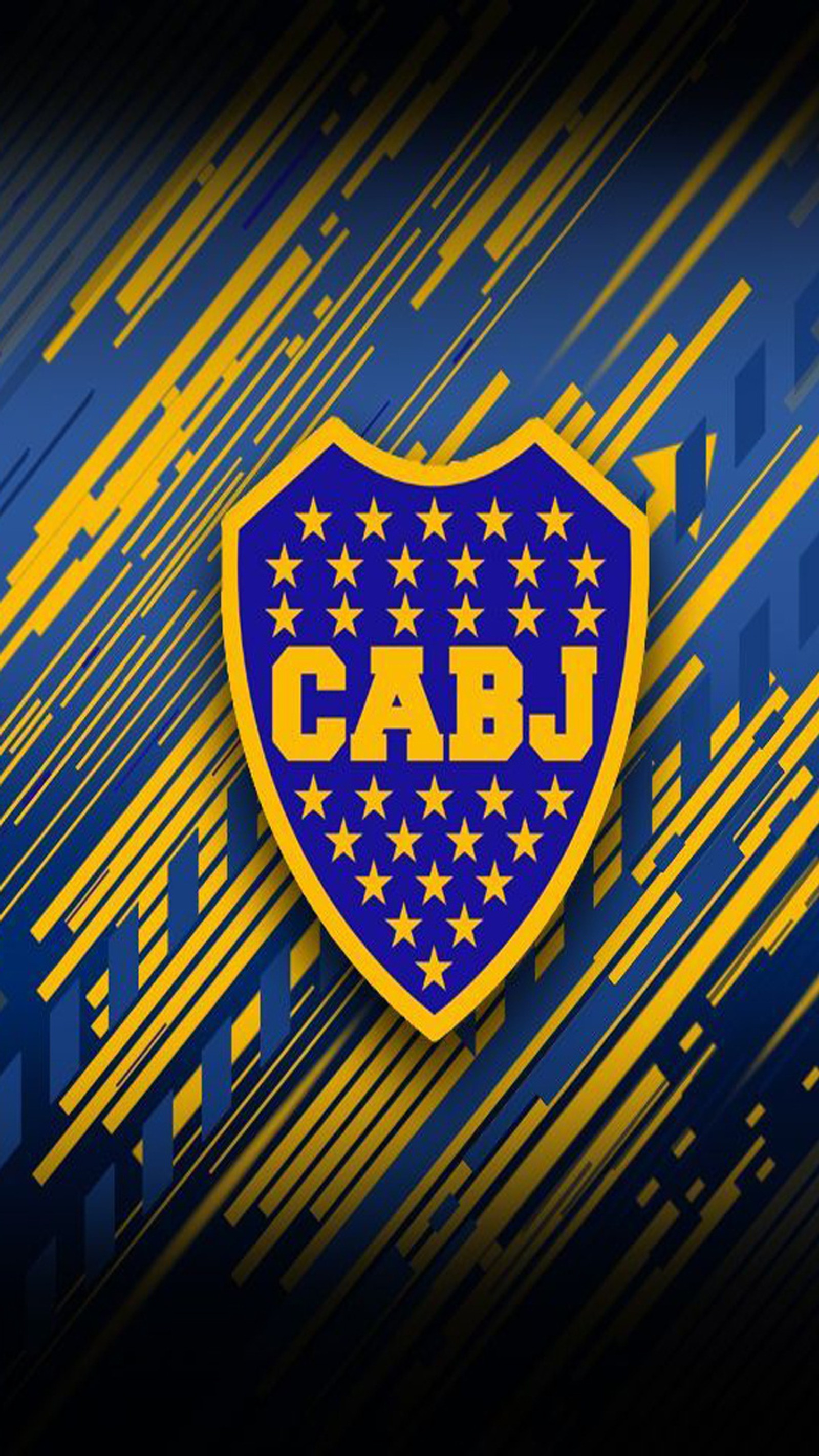 Um logotipo azul e amarelo com estrelas (américa, boca, boca juniors, clube, emblema)