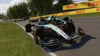 Action de course intense dans le jeu vidéo F1 24